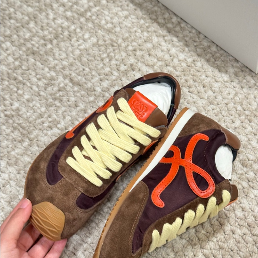 LOEWE Ballet Runner 2.0 Brown/Orange Low-Top Sneaker - Picture 7 of 7